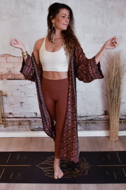 New! VL x WithSegerqvist ~ Be More silk kimono Det